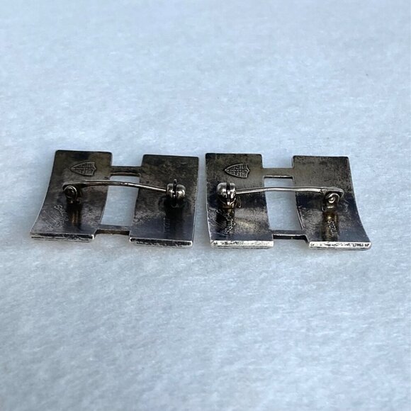 VTG Sterling Silver 925 WW2 Shold-R-Form Military US Army Captain Insignia Pins - Picture 6 of 16